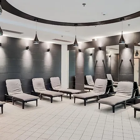 アパート Ans Hanza Tower No 628 - Swimming Pool, Sauna, Jacuzzi, Viewing Terrace シュチェチン