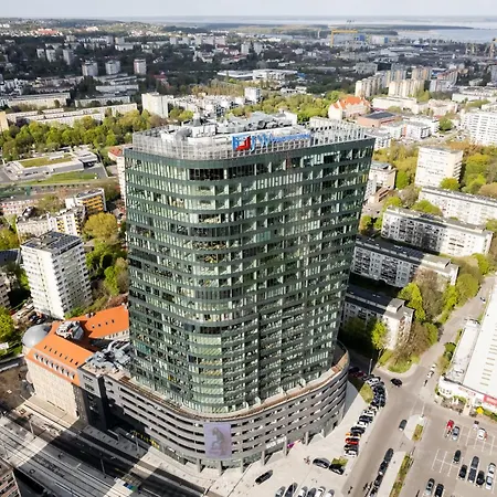 Hanza Tower No 628 - 6th Floor, Balcony, Swimming Pool Apartment Stettin